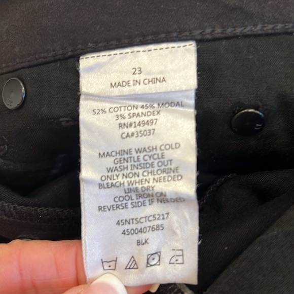 JOES CALLIE BLACK COATED CROPPED BOOT SIZE 23 - Picture 7 of 11